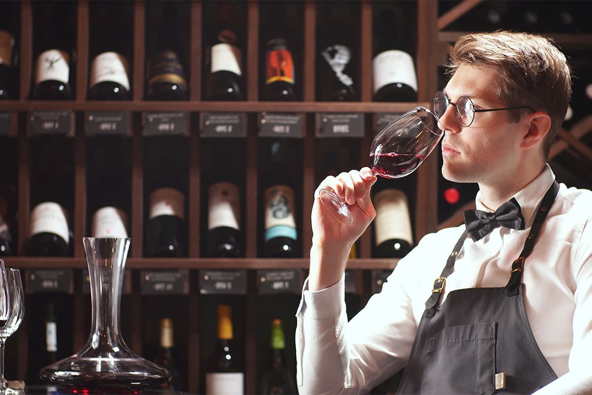 Sommelier dégustant un grand vin - The Wine Watchers