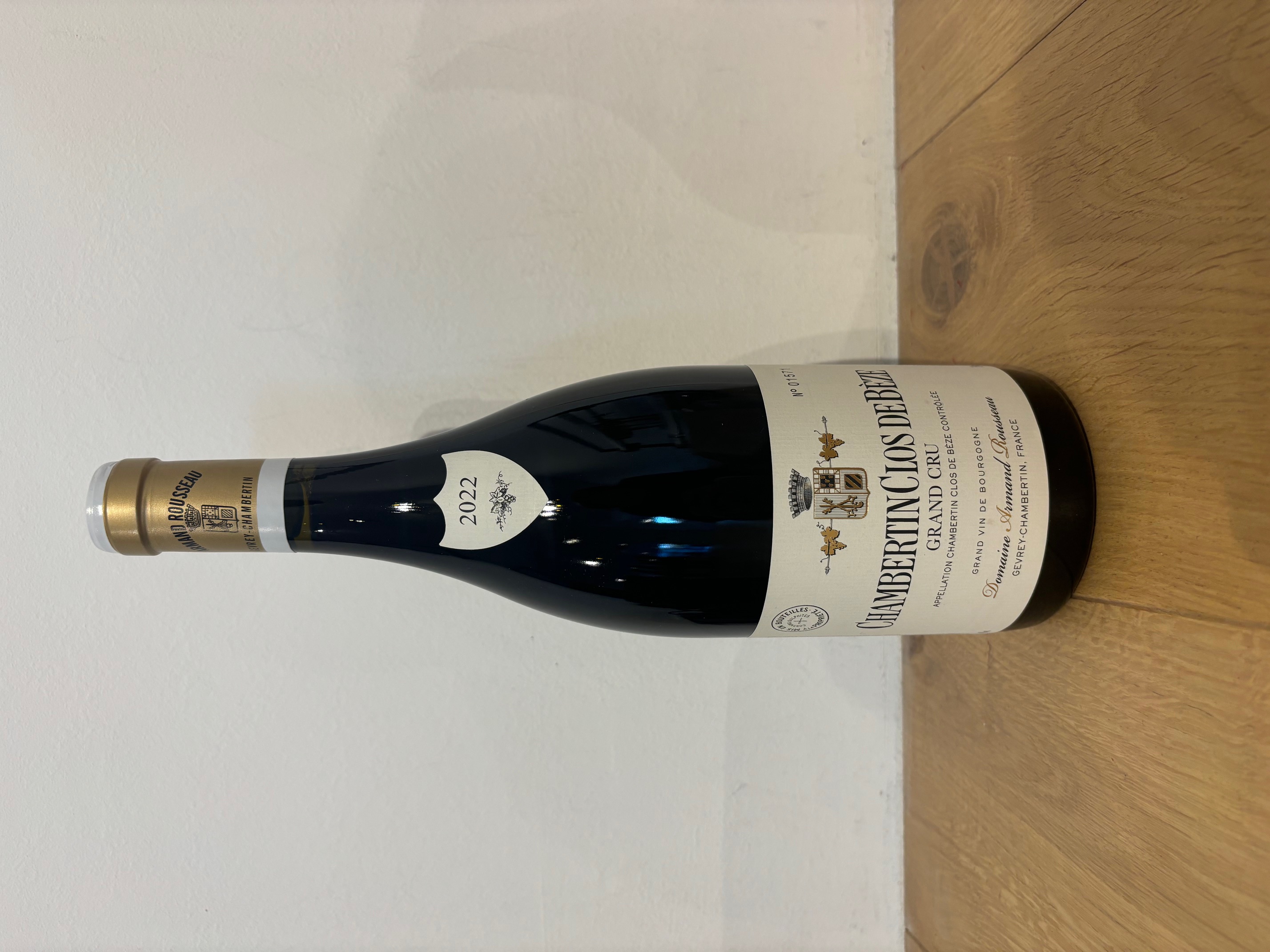 Bouteille de Chambertin " Clos de Bèze"Grand Cru 2022 - Côte de Nuits