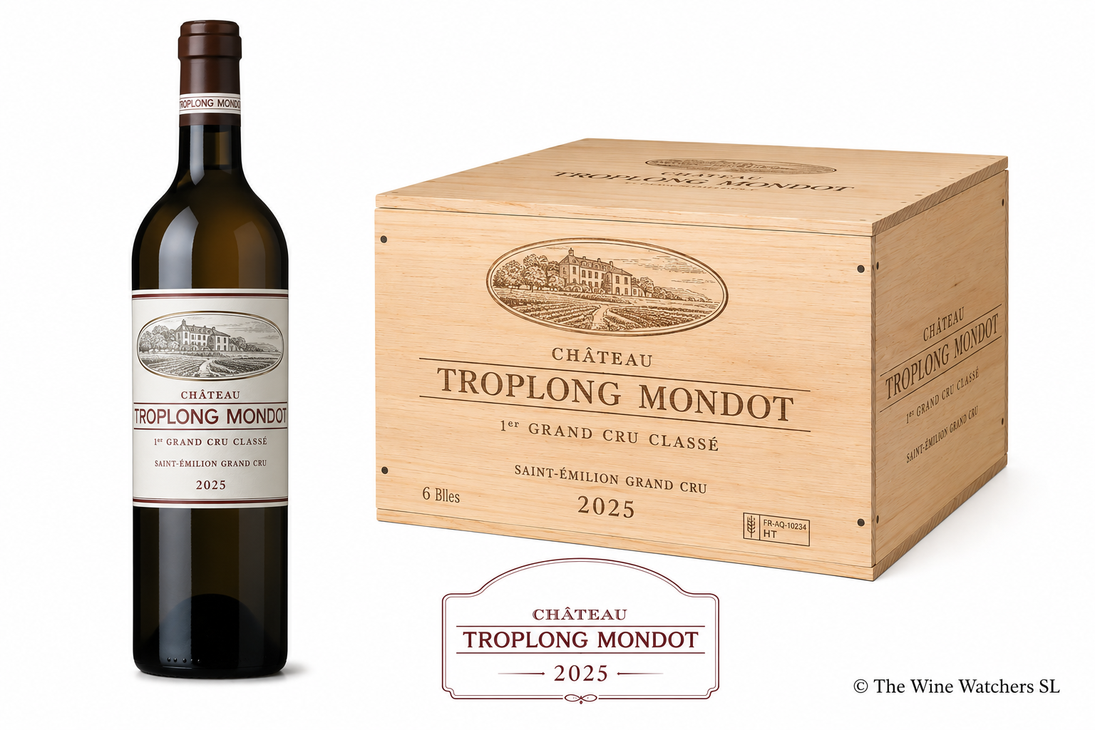 Bouteille de Château Troplong Mondot 2025 Primeur - Saint-Émilion