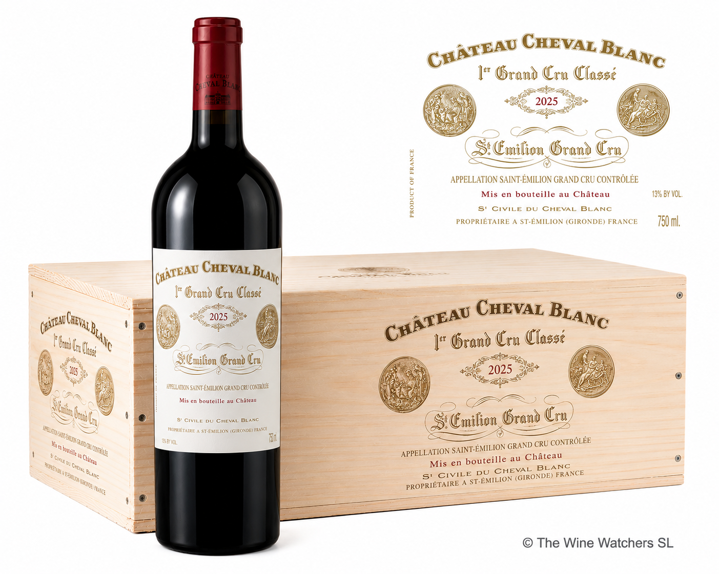 Bouteille de Château Cheval Blanc 2025 Primeur - Saint-Émilion