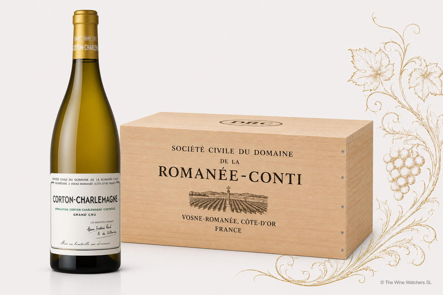 Bouteille de Corton-Charlemagne Grand Cru 2019 DRC - Côte de Nuits