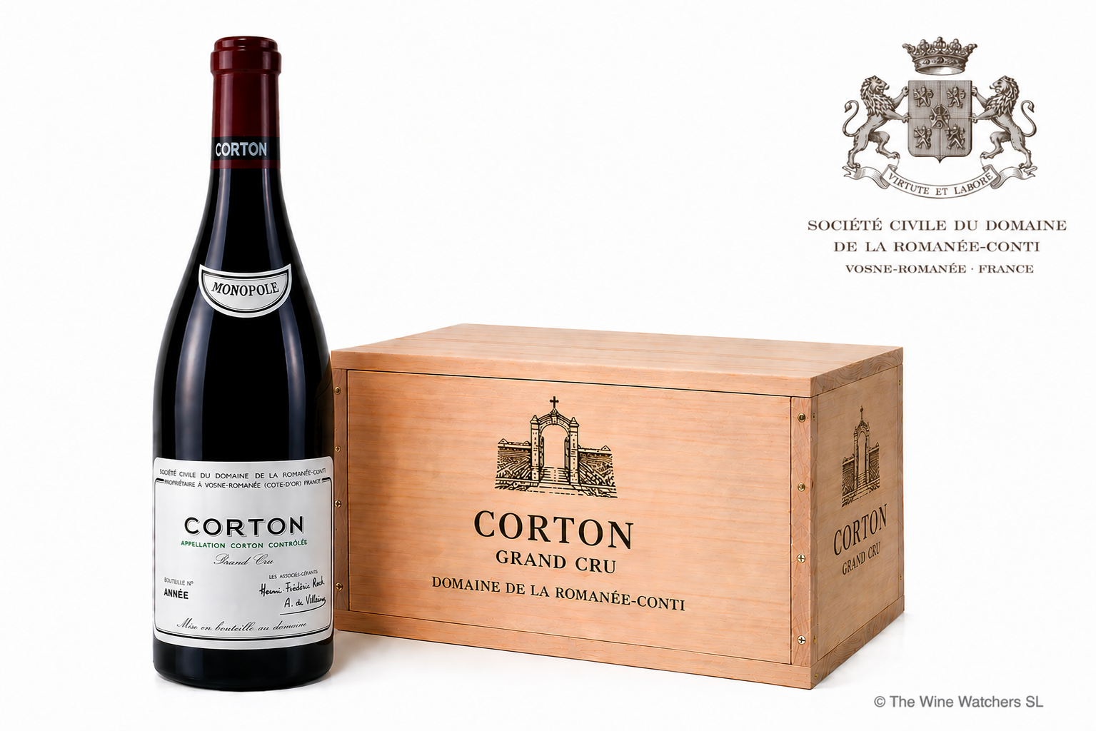 Bouteille de Corton Grand Cru 2017 DRC - Côte de Nuits