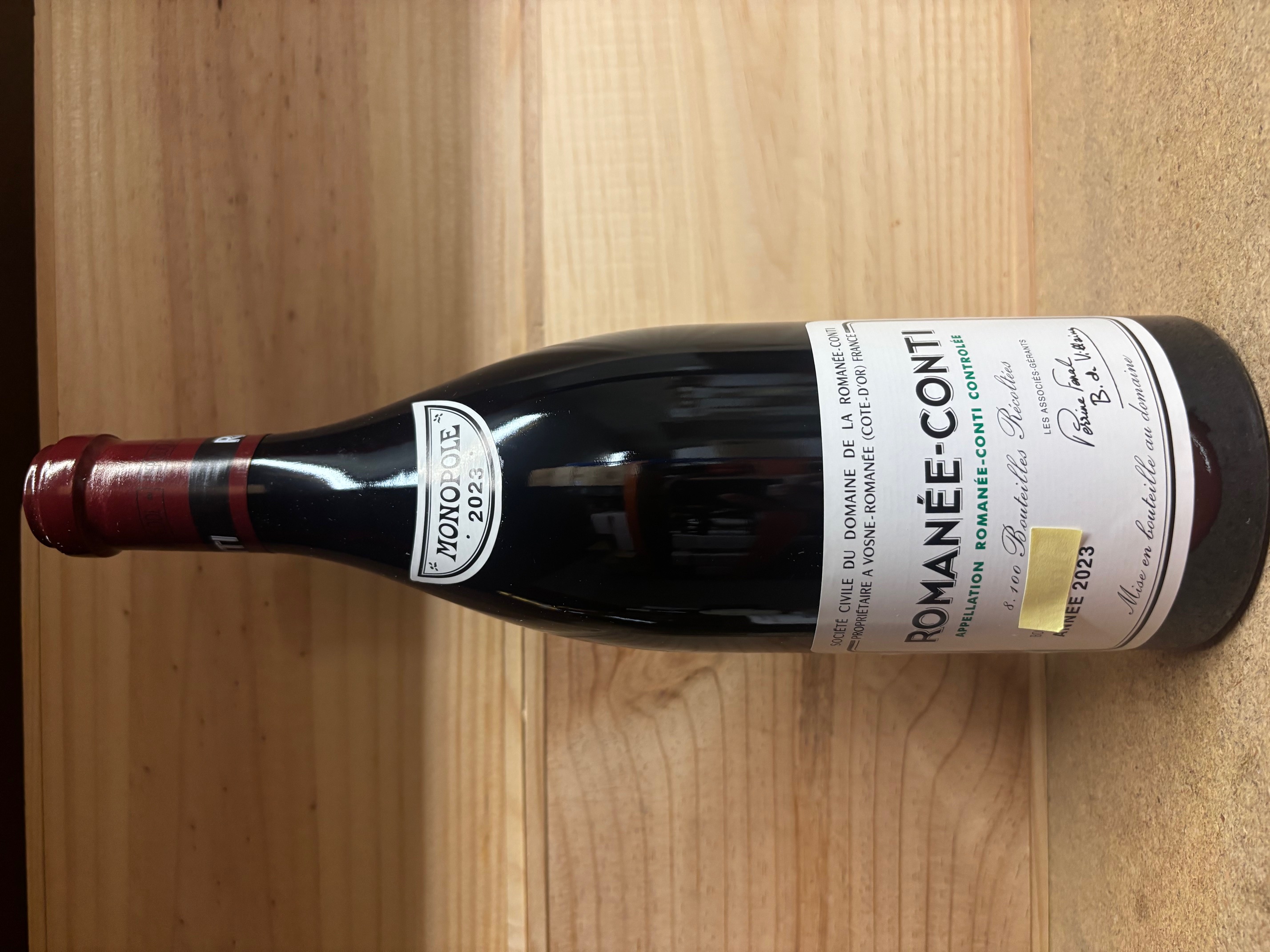 Bouteille de Romanée-Conti Grand Cru 2023 - Domaine de la Romanée-Conti
